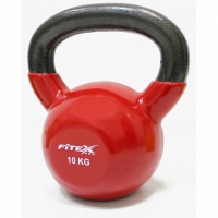 гиря в виниловой оболочке 10 кг fitex pro