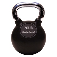 гиря body solid 31,8 кг (70lb) kbc70 с хромированной ручкой