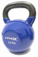 гиря в виниловой оболочке 32 кг fitex pro