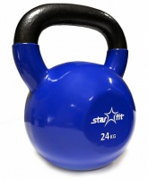 гиря star fit виниловая db-401 24кг