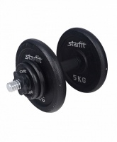 гантель разборная чугунная star fit db-703 14 кг (1 шт.)