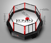 клетка для мма ronin на помосте с выступом, восьмиугольник, до 5 м