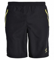 шорты спортивные umbro custom woven training short мужские 320116 (063) чер/жел.