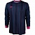 футболка игровая umbro continental stripe jersey ls 60682u-1go